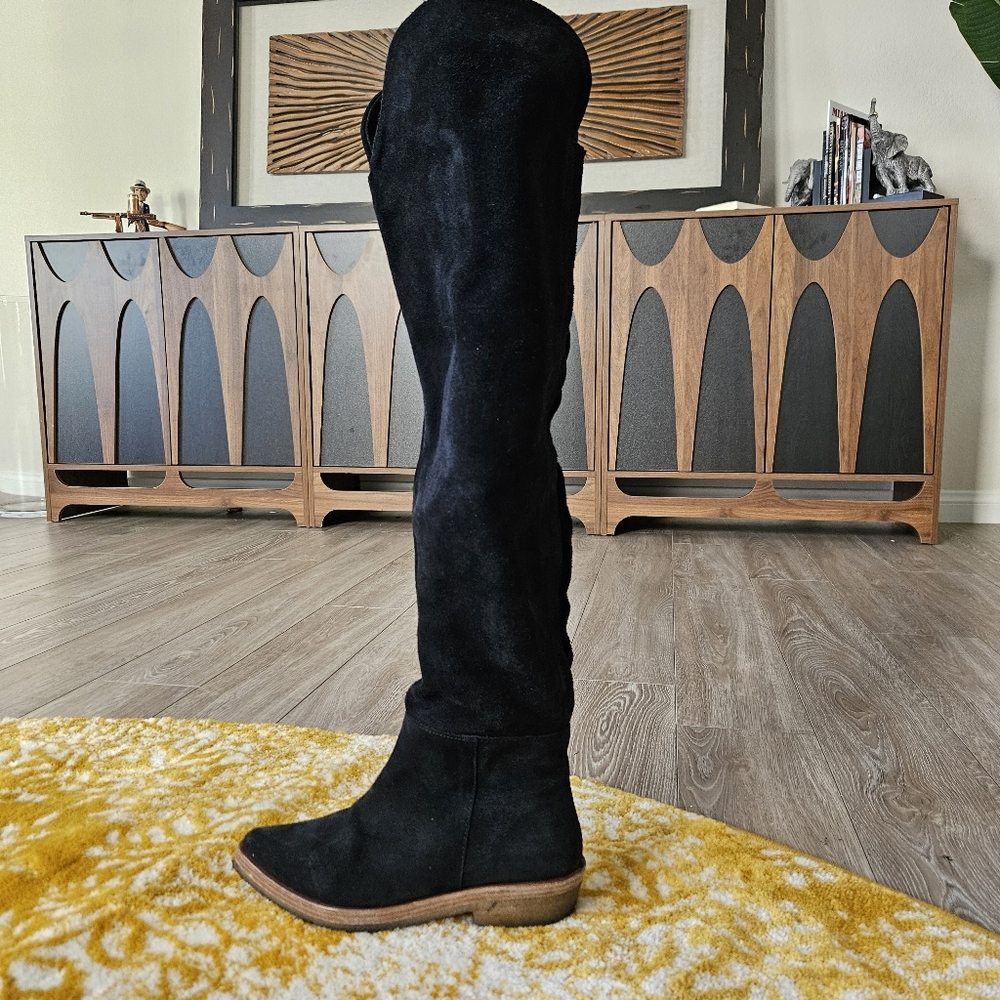 Free People Suede Slouch Boots - Picture 6 of 12
